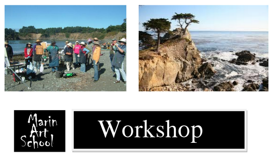 Paint en plein air in the beautiful Carmel and Monterey Bay Area!