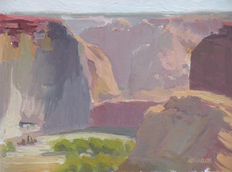 landscape impressionism - White House of Canyon de Chelly